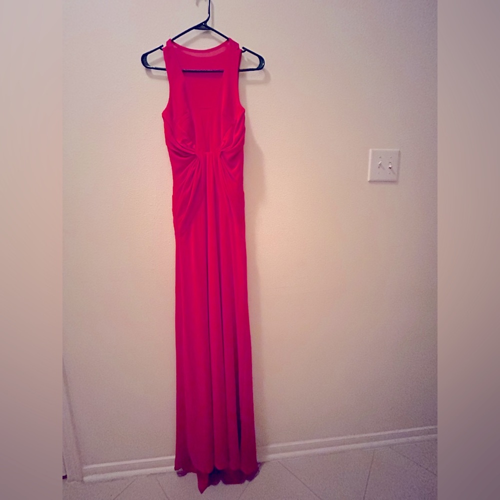 (8) Authentic Red Bariano Australia Long Formal Gown Prom Dress